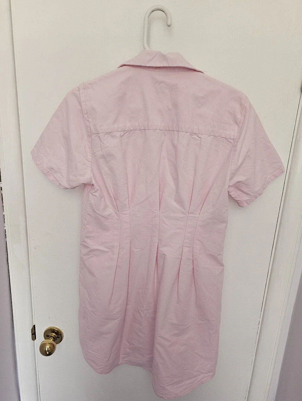 Simons Twik Pale Pink Casual Oxford shirt dress. Great summer dress. - Picture 10 of 11